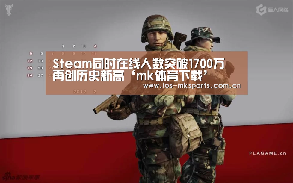 Steam同时在线人数突破1700万 再创历史新高‘mk体育下载’(图1) mk体育下载